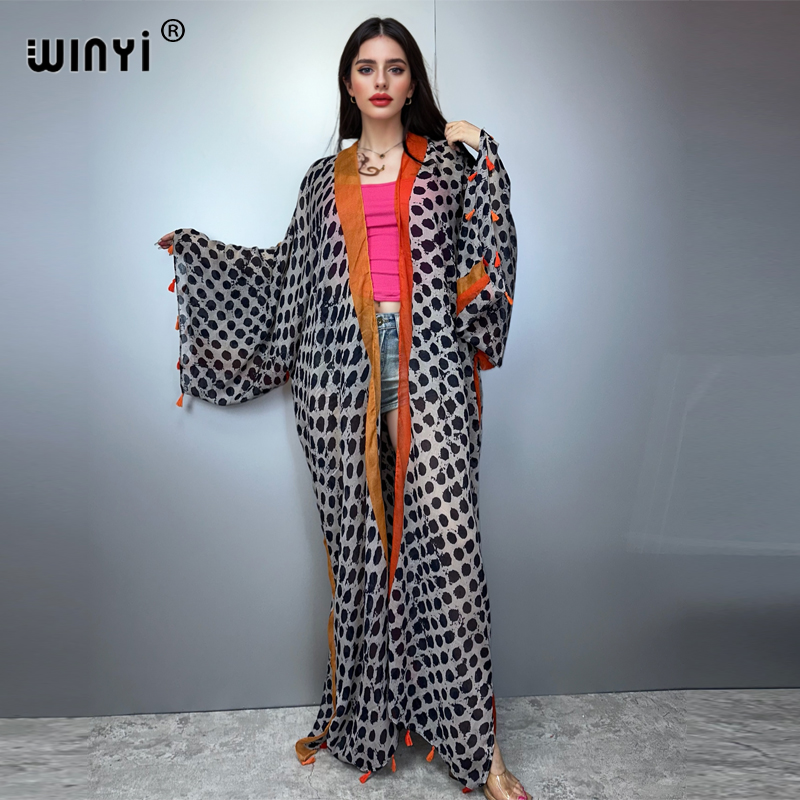Kaftan Women Boho - Letni strój WINYI Kimono America Boho