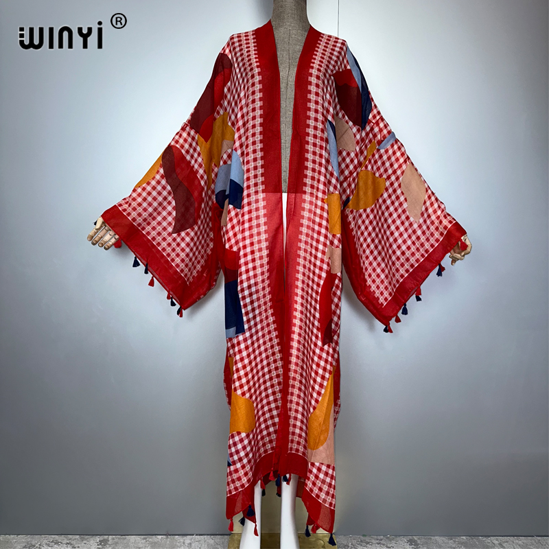Kaftan Women Boho - Letni strój WINYI kimono afrykański boho