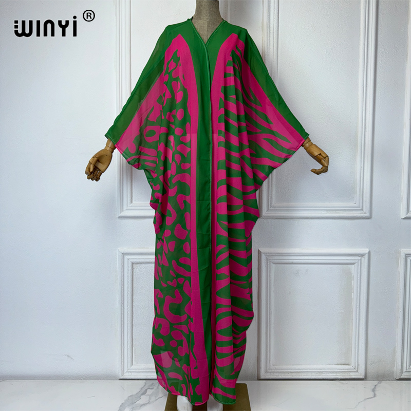 Kaftan Women Boho - WINYI Afrykańskie kimona w stylu bohemy,