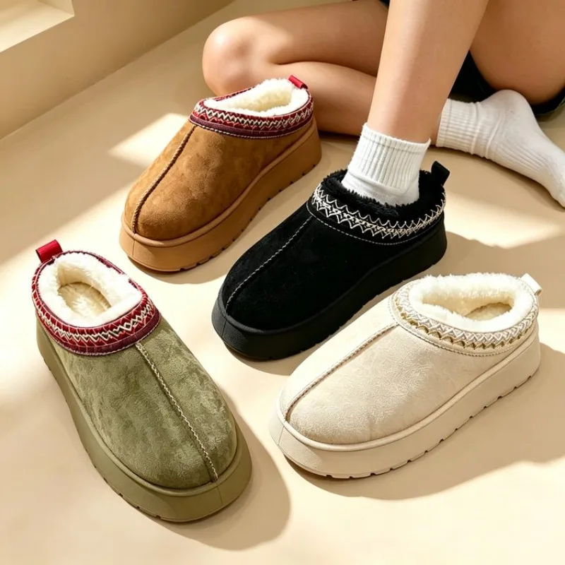 Ethnic And Fashion - Nowe modne puszyste kapcie na platformie