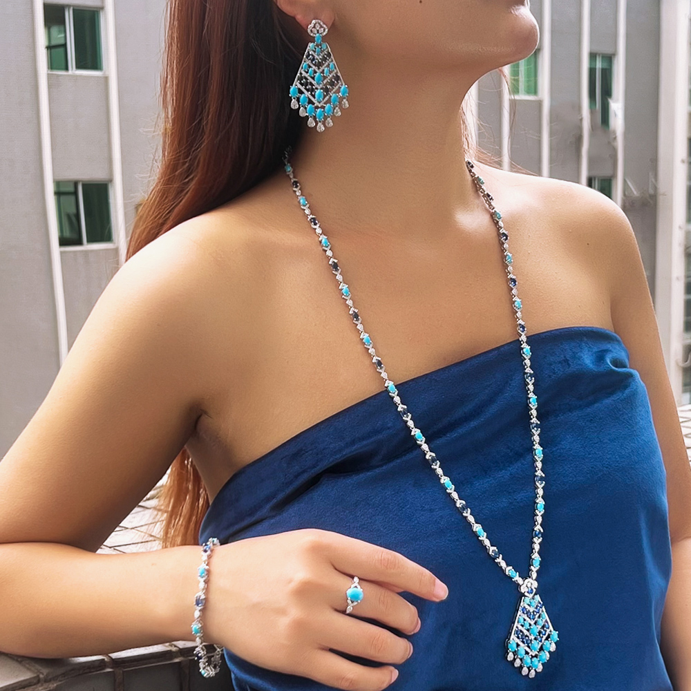 CWWZircons 4 szt. Elegancki Ni – Ethnic Fashion Dubai recenzja i cena