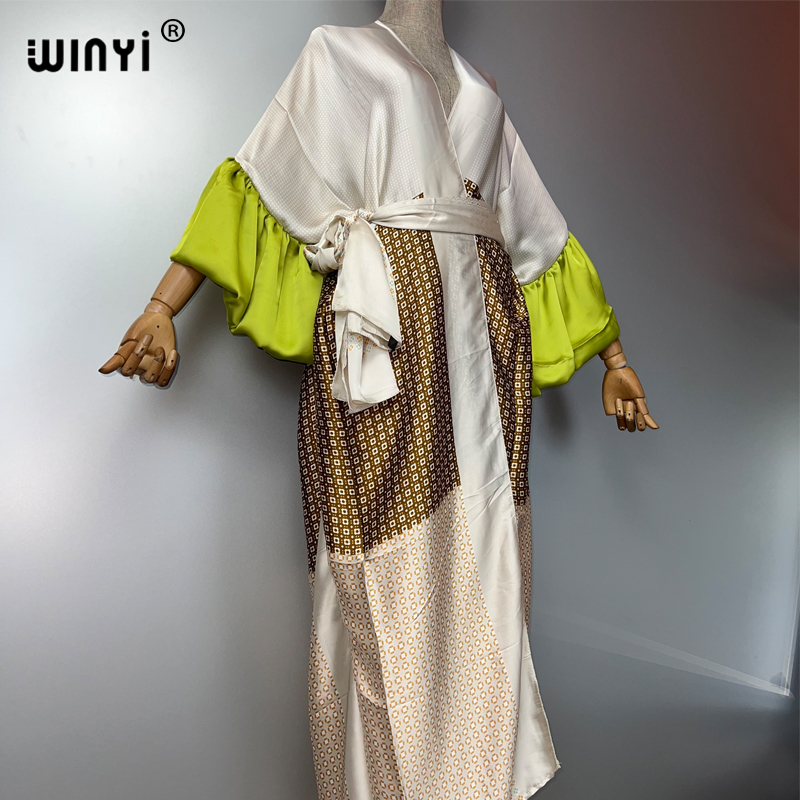 WINYI Letnia Sukienka Kimono n – Kaftan Women Boho recenzja i cena