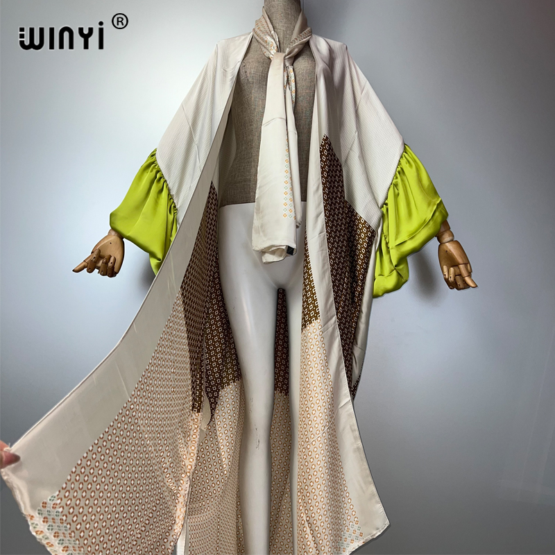 WINYI Letnia Sukienka Kimono n – Kaftan Women Boho recenzja i cena